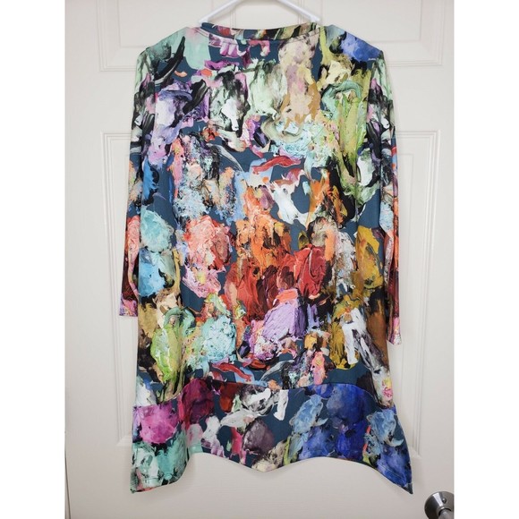 Soft Surroundings Impasto Tunic Top Painters Palette Medium - Picture 7 of 8